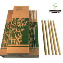 Afbeelding in Gallery-weergave laden, Bamboe rietjes | 5 st. | 100% natuurlijk | Herbruikbaar