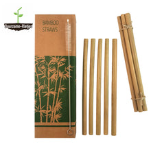 Afbeelding in Gallery-weergave laden, Bamboe rietjes | 5 st. | 100% natuurlijk | Herbruikbaar